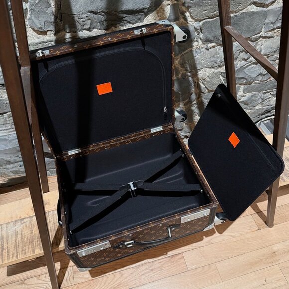 Louis Vuitton SS23 Runway Monogram Macassar Rolling Trunk - Picture 11 of 16